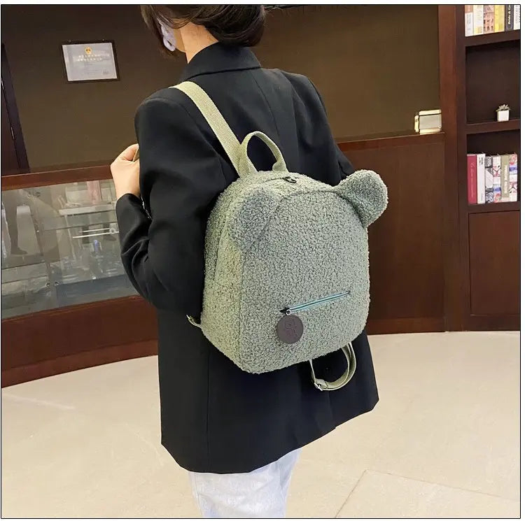 Teddy bear Personalized Embroidered Backpack
