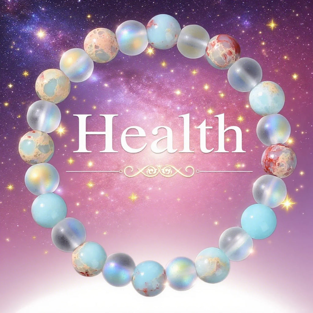 moonlight white jade, Labradorite and Rose quarts bracelets