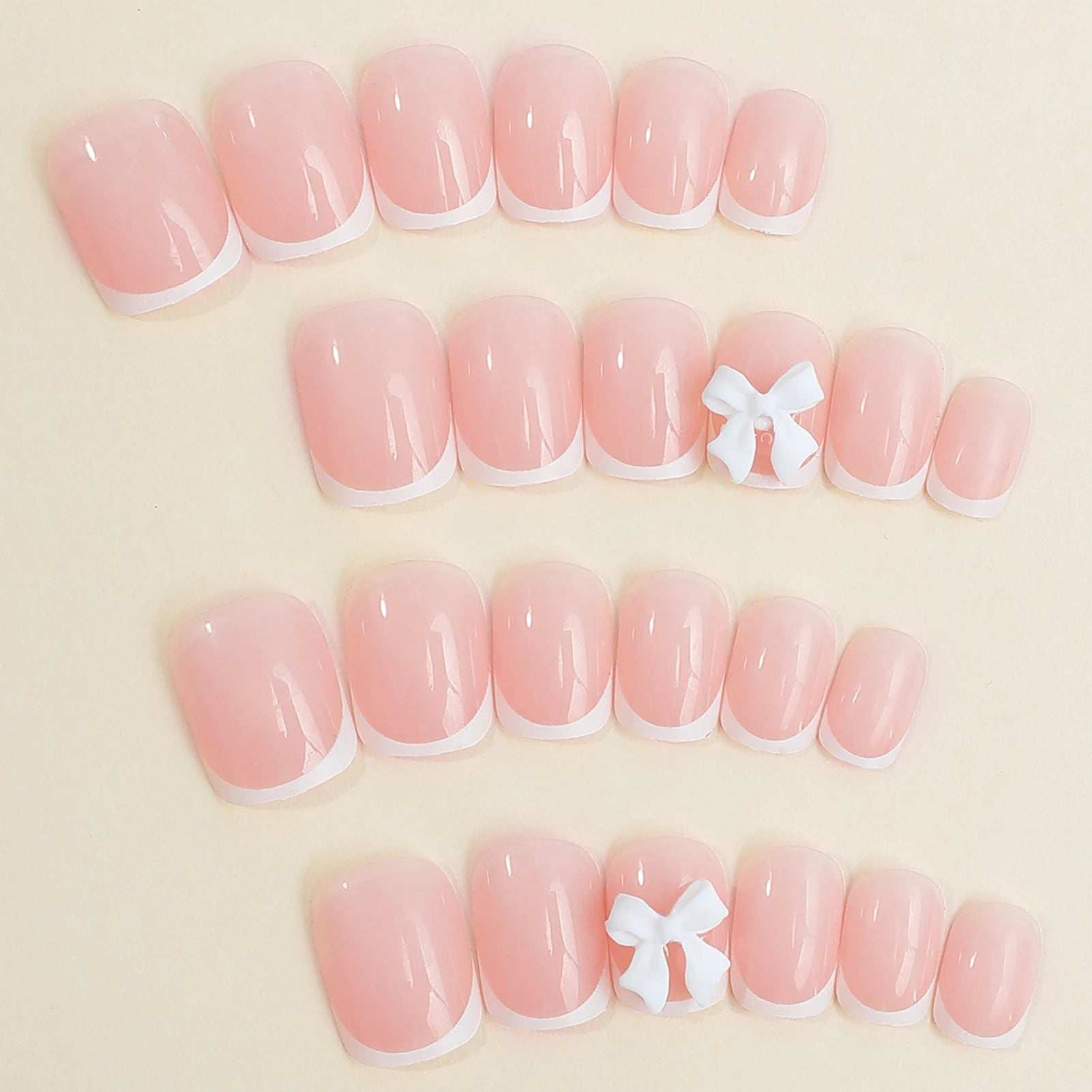 French tip Press on Nails