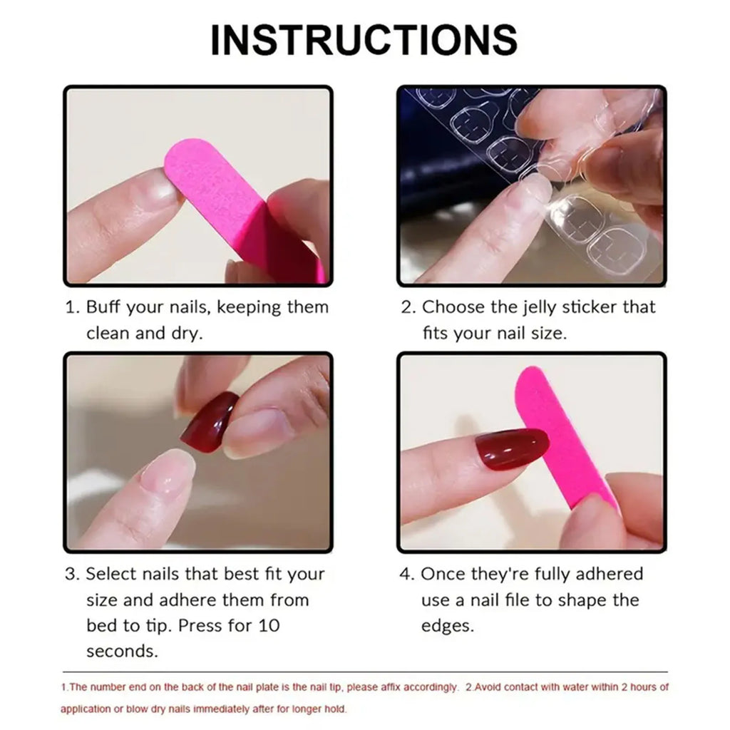 French tip Press on Nails