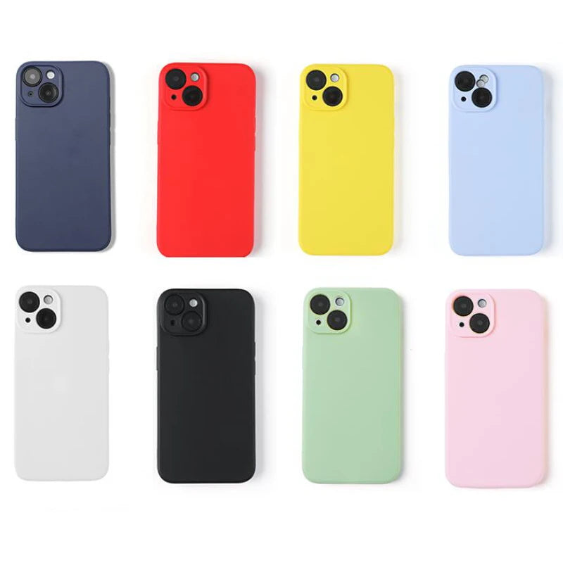 Liquid Silicone Phone Case for iphone 15 14 13 12