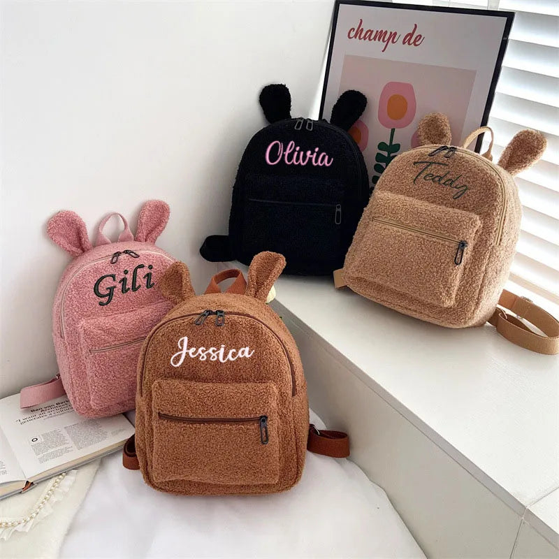 Teddy bear Personalized Embroidered Backpack