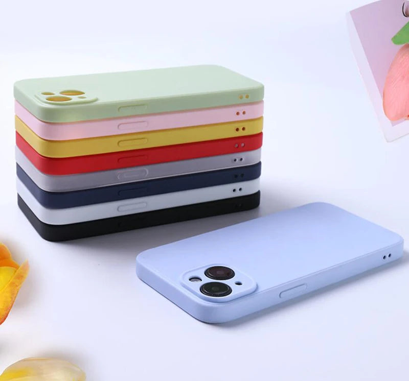 Liquid Silicone Phone Case for iphone 15 14 13 12
