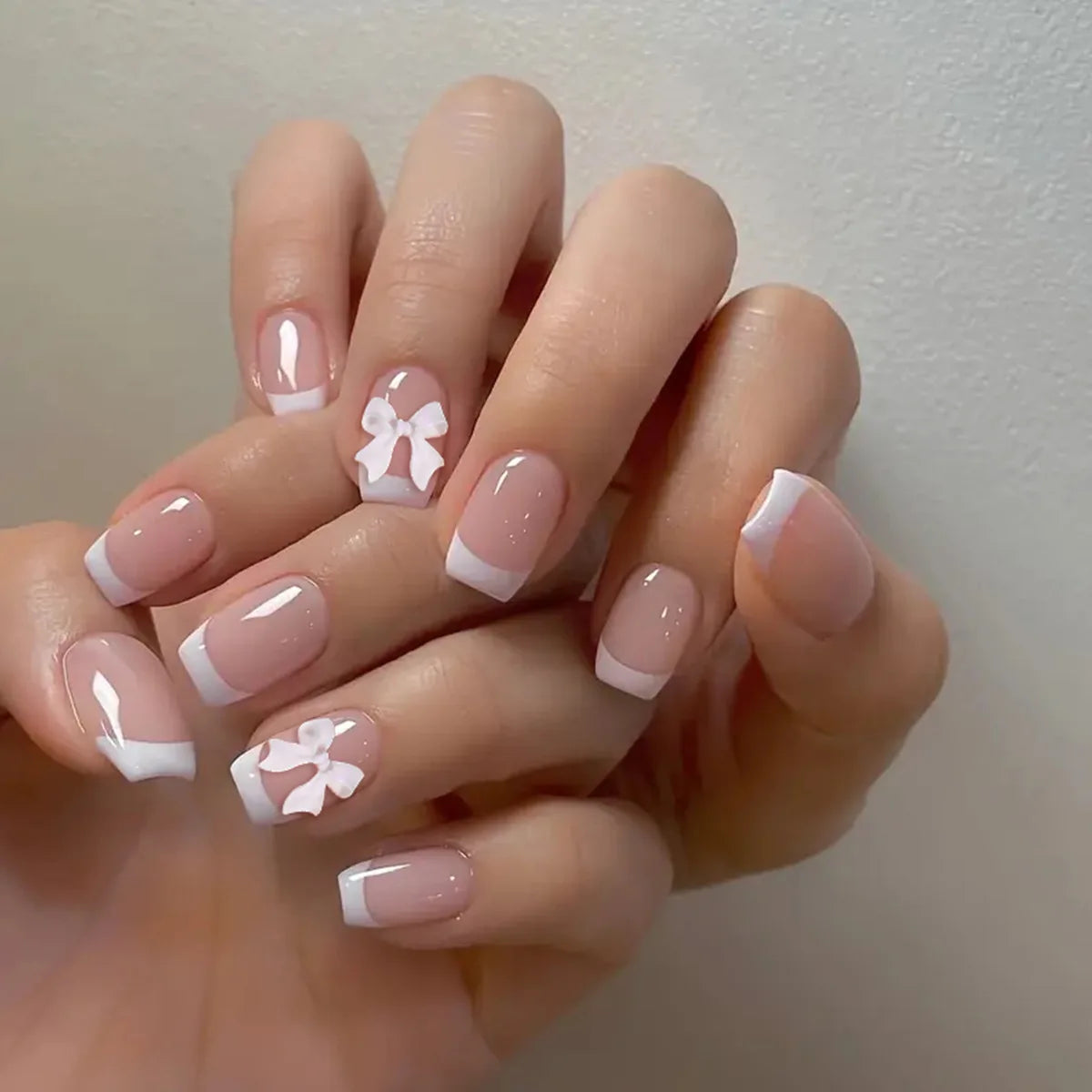 French tip Press on Nails