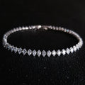 Marquise Oval Square Hand Tennis Bracelet