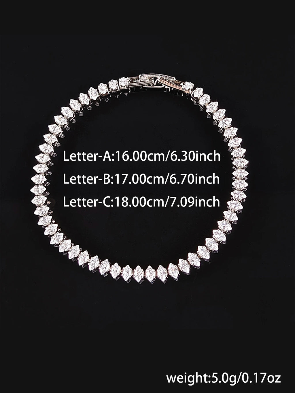 Marquise Oval Square Hand Tennis Bracelet